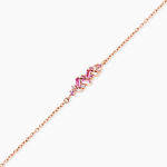 Bracelet Rio Argent Rose Oxyde De Zirconium - Bracelets Femme | Histoire d&rsquo;Or