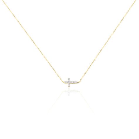 Collier Like A Virgin Or Jaune Oxyde De Zirconium - Colliers Femme | Histoire d’Or