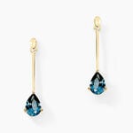 Boucles D'oreilles Pendantes Goutte Or Jaune Topaze - Boucles d'oreilles pendantes Femme | Histoire d&rsquo;Or