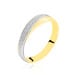 Alliance Maylisse Ruban Plat Or Bicolore - Alliances Unisex | Histoire d’Or