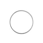 Alliance Epi Ruban Plat Or Blanc - Alliances Unisex | Histoire d&rsquo;Or