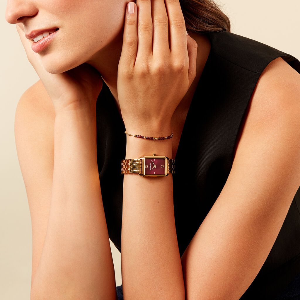 Coffret De Montre Codhor Arianne Bordeaux - Montres Femme | Histoire d’Or