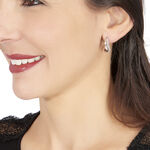 Cr&eacute;oles Hekate Or Blanc Strass - Boucles d'oreilles cr&eacute;oles Femme | Histoire d&rsquo;Or