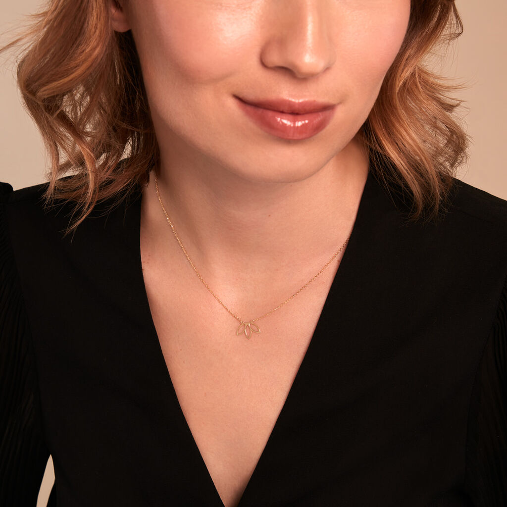 Collier Bertram Or Jaune - Bijoux sans pierre Femme | Histoire d&rsquo;Or