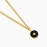 Collier Adelphine Acier Jaune - Bijoux sans pierre Femme | Histoire d&rsquo;Or