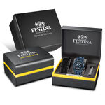 Coffret De Montre Festina Chrono Bike Edition Speciale Bleu - F&ecirc;te des p&egrave;res Homme | Histoire d&rsquo;Or