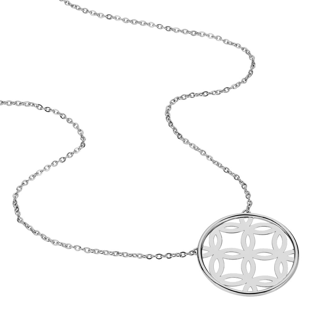 Collier Danyl Acier Blanc - Colliers fantaisie Femme | Histoire d&rsquo;Or