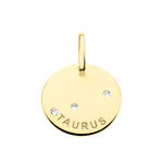 Pendentif Or Jaune Astraea Oxyde De Zirconium - Pendentifs Zodiaque Femme | Histoire d&rsquo;Or