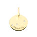 Pendentif Or Jaune Astraea Oxyde De Zirconium - Pendentifs Zodiaque Femme | Histoire d’Or