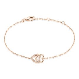 Bracelet Ottavia Argent Rose Oxyde De Zirconium - Bracelets fantaisie Femme | Histoire d’Or