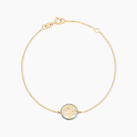 Bracelet Or Bicolore Solidage - Bracelets Femme | Histoire d&rsquo;Or