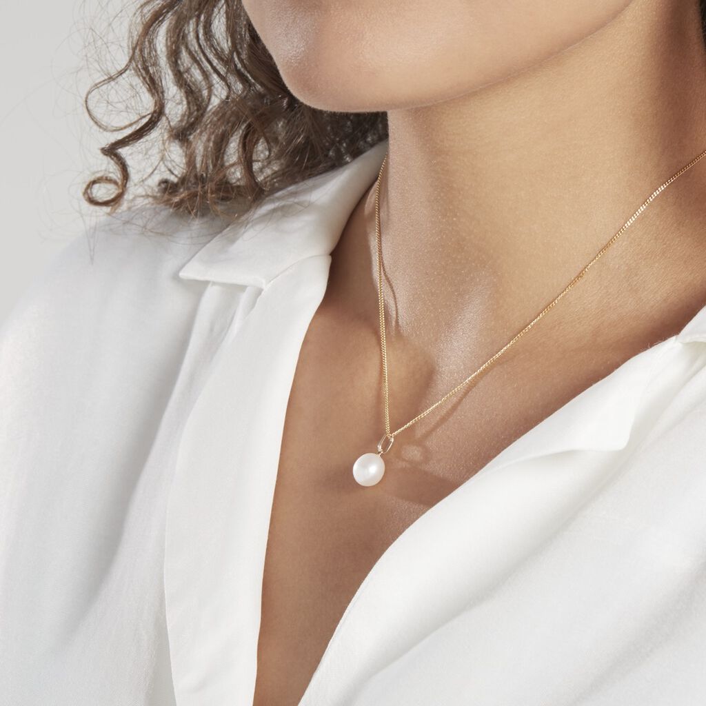 Pendentif Yoela Or Jaune Perle De Culture - Pendentifs Femme | Histoire d’Or