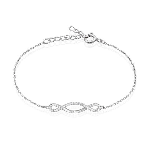 Bracelet Carla Argent Blanc Oxyde De Zirconium - Bracelets Femme | Histoire d’Or