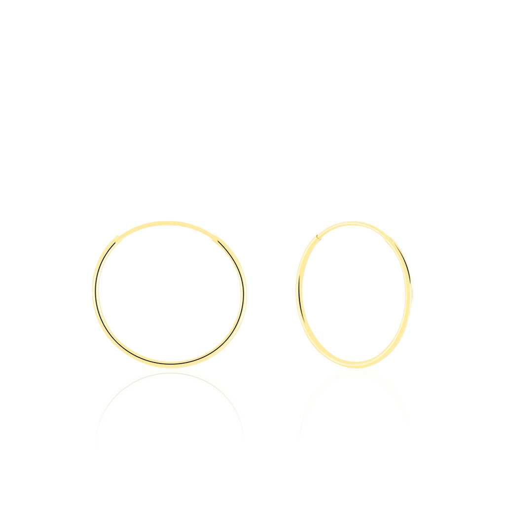 Créoles Muses Or Jaune