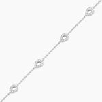 Bracelet Ciara Argent Blanc Oxyde De Zirconium - Bracelets Femme | Histoire d&rsquo;Or