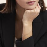 Bracelet Iris Or Jaune Maille Gourmette - Bracelets cha&icirc;ne Femme | Histoire d&rsquo;Or