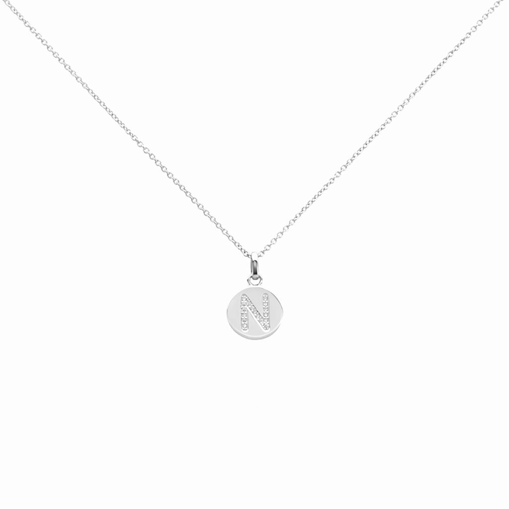 Collier Argent Eugenien Oxydes De Zirconium - Colliers fantaisie Femme | Histoire d’Or