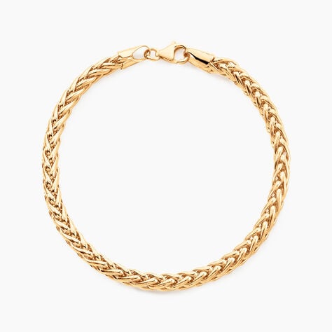 Bracelet Jany Maille Palmier Or Jaune - Bracelets chaîne Femme | Histoire d’Or