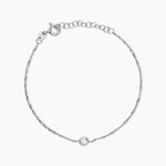 Bracelet Marciana Argent Blanc Oxyde De Zirconium - Bracelets Femme | Histoire d&rsquo;Or
