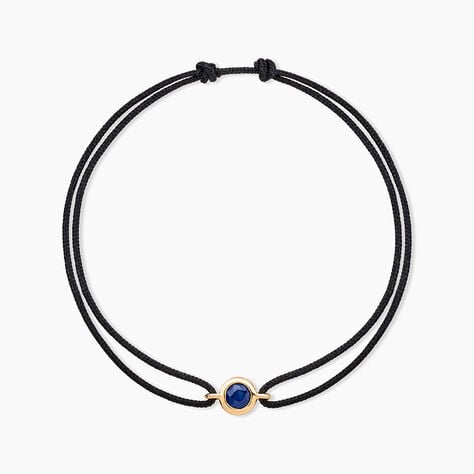 Bracelet Tere Or Jaune Saphir - Bracelets cordon Femme | Histoire d&rsquo;Or