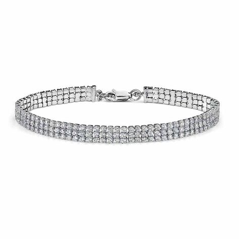 Bracelet Anthia Argent Blanc Oxyde De Zirconium - Bracelets Femme | Histoire d’Or