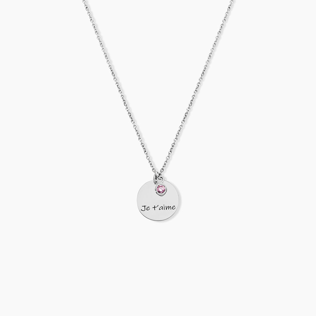 Collier Argent Prew Oxyde De Zirconium - Colliers fantaisie Femme | Histoire d&rsquo;Or