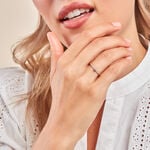 Bague Rebeckah Or Jaune Diamant Synth&eacute;tique - Bagues solitaires Femme | Histoire d&rsquo;Or