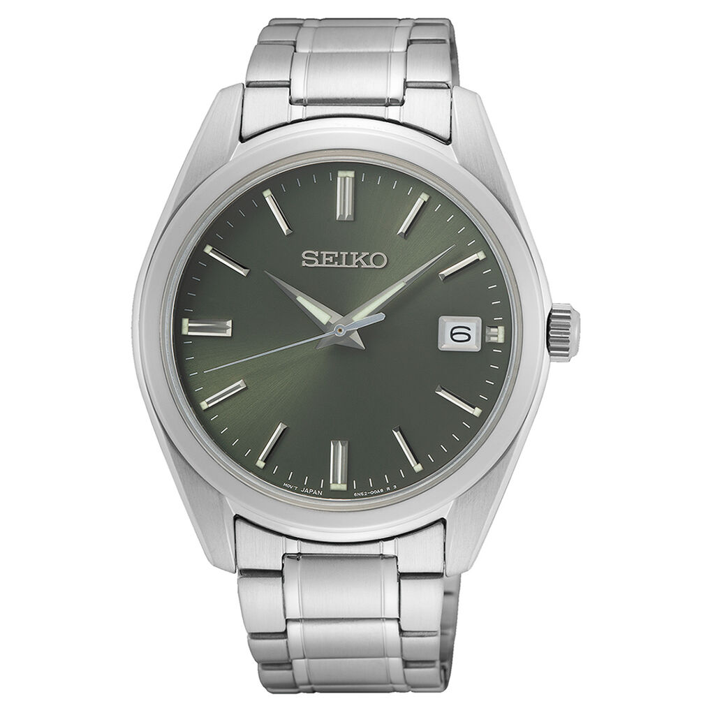 Montre Seiko Classique Kaki - Montres Homme | Histoire d’Or