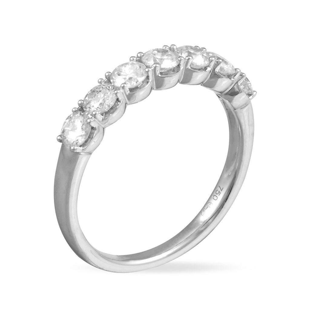 Alliance Eloise Or Blanc Diamant - Alliances Femme | Histoire d’Or