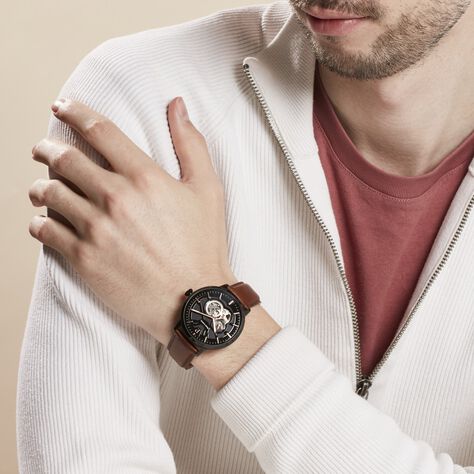 Montre Pierre Lannier Trio Noir - Montres Homme | Histoire d’Or