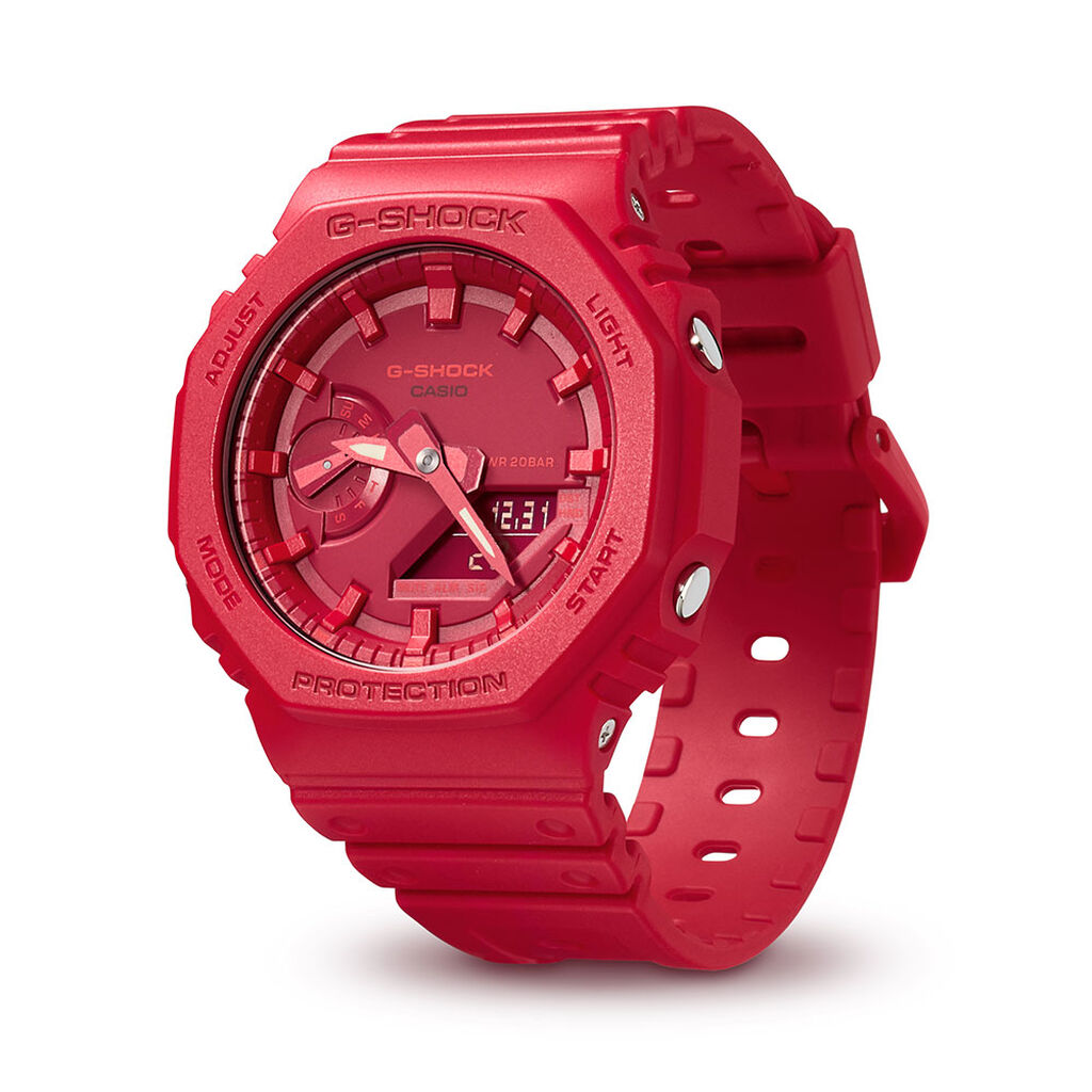 Montre Casio G-shock Rouge - Montres Homme | Histoire d&rsquo;Or