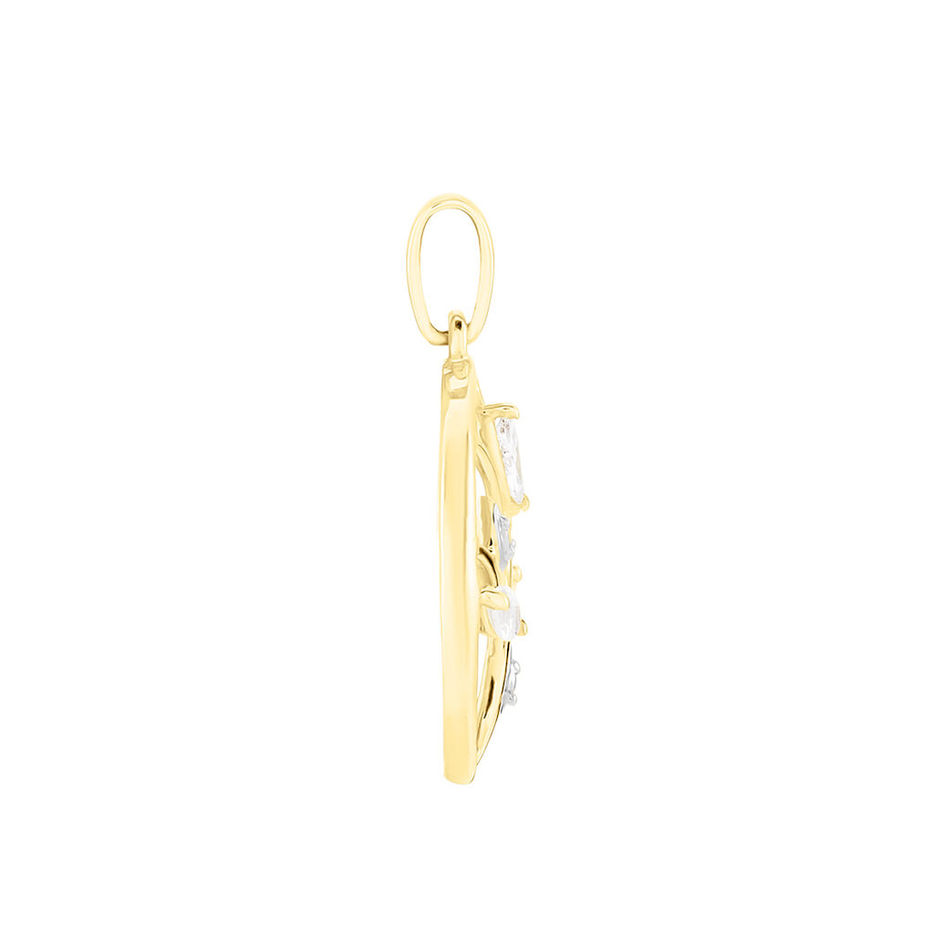 Pendentif Godolieba Or Jaune Oxyde De Zirconium - Pendentifs Femme | Histoire d’Or