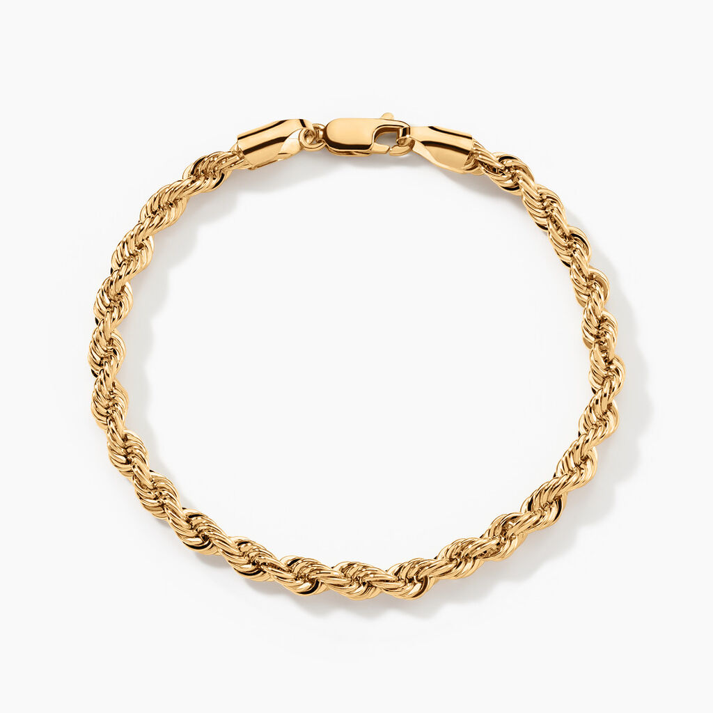 Bracelet Or Jaune Jerry - Bracelets chaîne Femme | Histoire d’Or