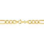 Bracelet Or Jaune Maille Altern&eacute;e - Bracelets cha&icirc;ne Homme | Histoire d&rsquo;Or