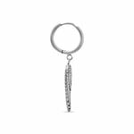 Cr&eacute;ole Unitaire Angyalka Acier Blanc - Piercings d'oreilles Homme | Histoire d&rsquo;Or