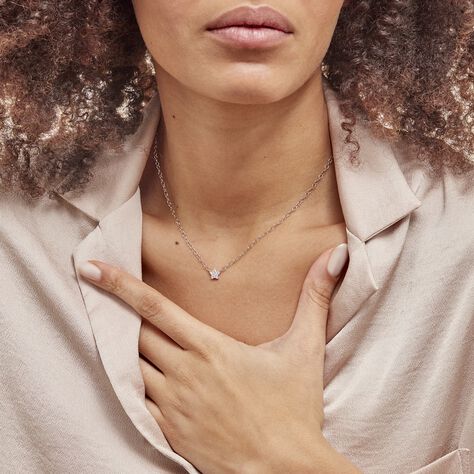 Collier Argent Magilos Oxydes De Zirconium - Colliers fantaisie Femme | Histoire d’Or