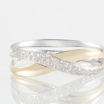 Bague Nene Or Bicolore Diamant - Bagues avec pierre Femme | Histoire d&rsquo;Or