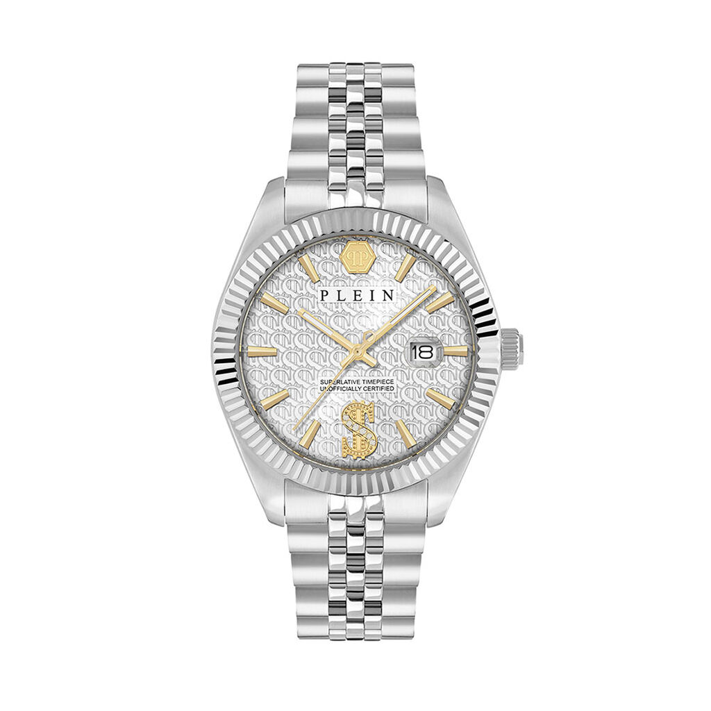 Montre Philipp Plein Date Superlative Argenté - Nouveautés Homme | Histoire d’Or
