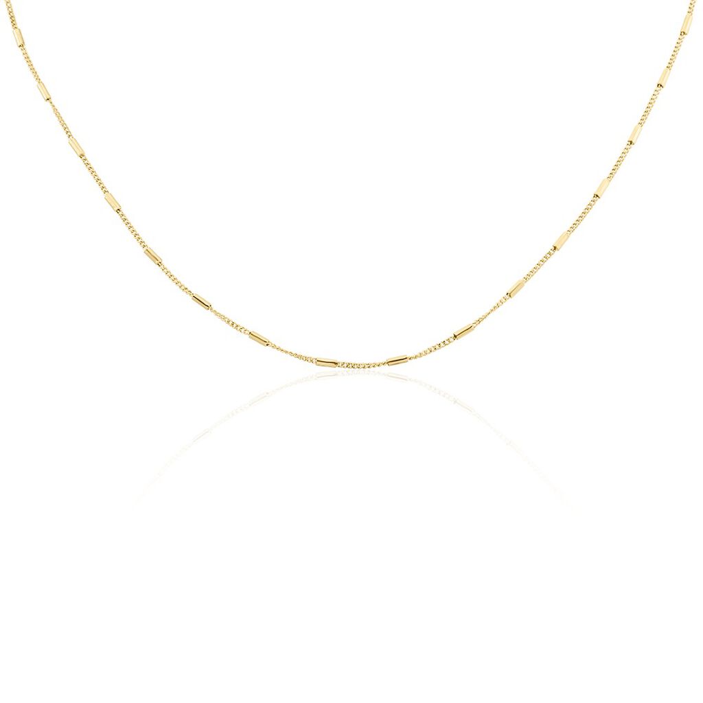 Collier Frans Plaqué Or