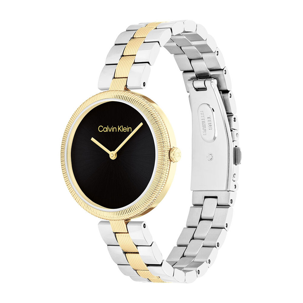 Montre Calvin Klein Gleam Noir - Montres Femme | Histoire d&rsquo;Or