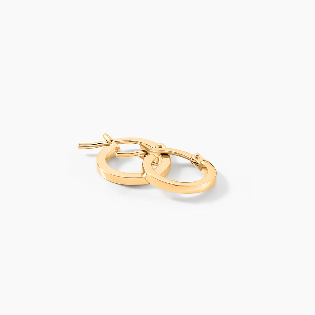 Créoles Thyrza Or Jaune - Boucles d'oreilles créoles Femme | Histoire d’Or