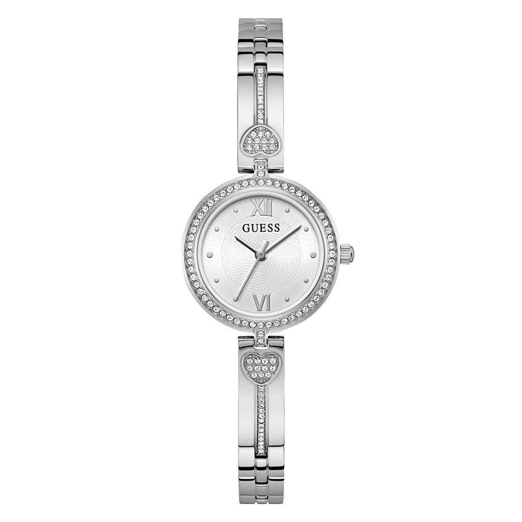 Montre Guess Lovey Blanc - F&ecirc;te des m&egrave;res Femme | Histoire d&rsquo;Or