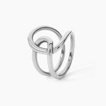 Bague Claudy Acier Blanc - Bagues fantaisie Femme | Histoire d&rsquo;Or