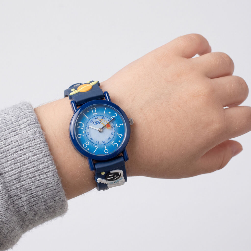 Montre Upp Tikki Astro Bleu - Id&eacute;es cadeaux Enfant | Histoire d&rsquo;Or