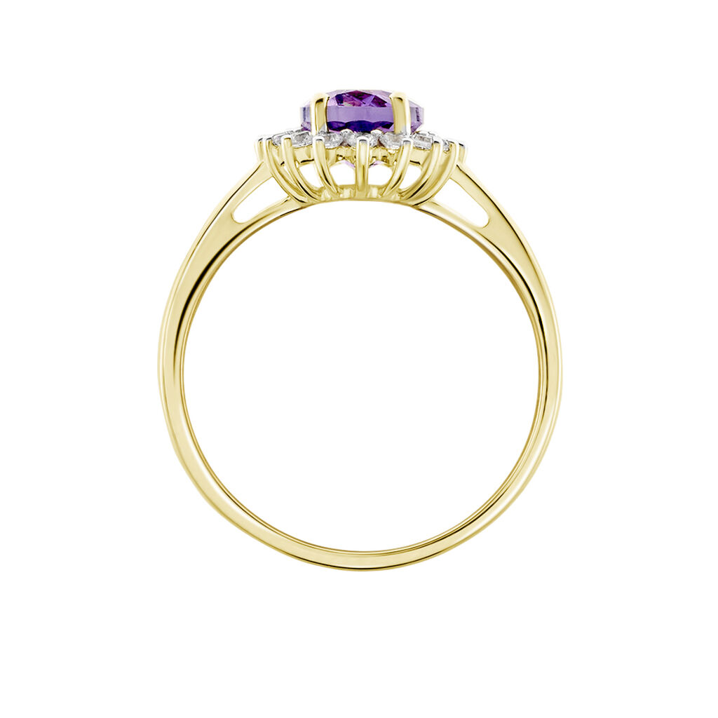 Bague Trick Or Jaune Amethyste Et Oxyde - Bagues solitaires Femme | Histoire d’Or