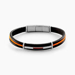 Bracelet Jourdan Damayanti Cuir Noir - Bracelets Homme | Histoire d&rsquo;Or