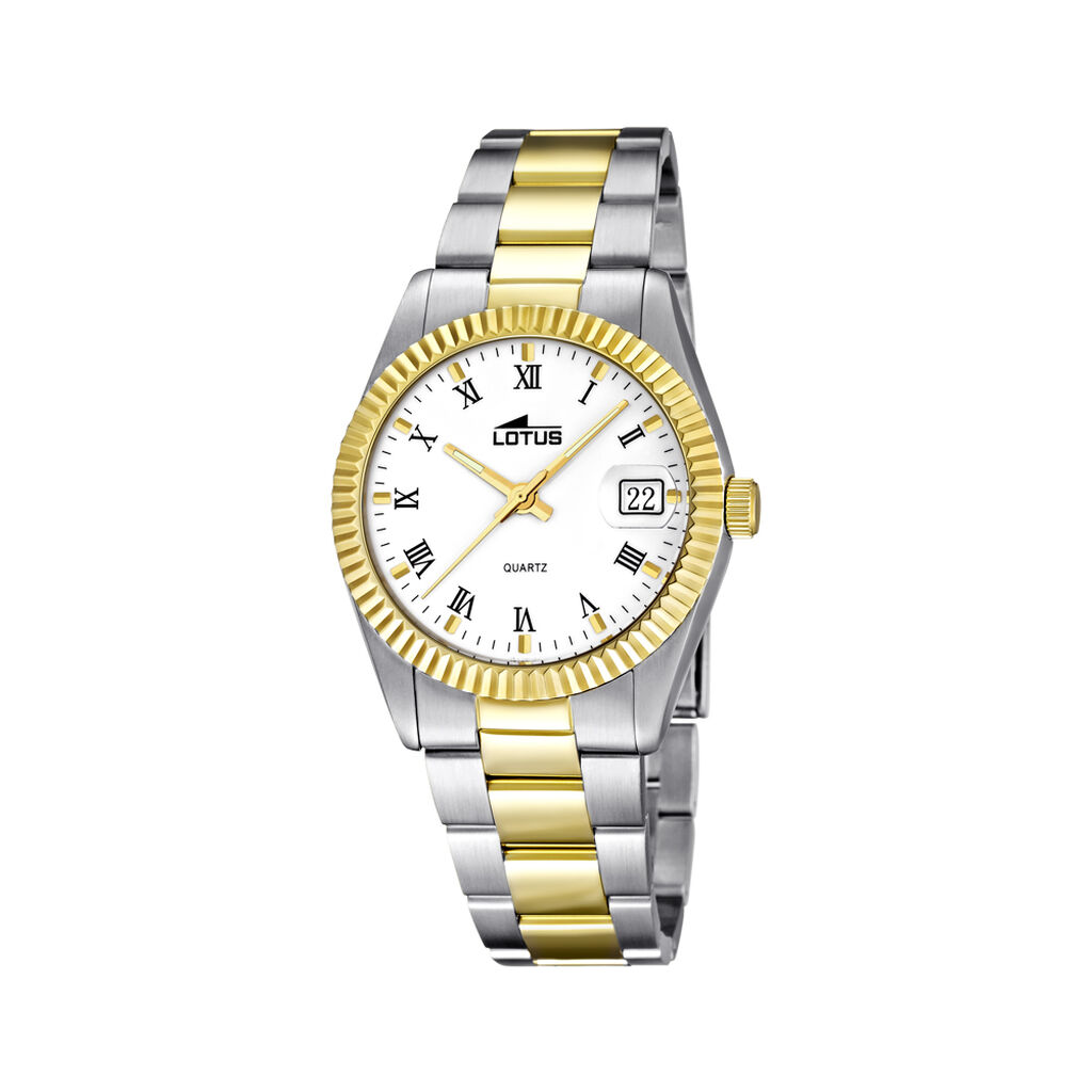 Montre Lotus Excellent Blanc - Montres Femme | Histoire d’Or