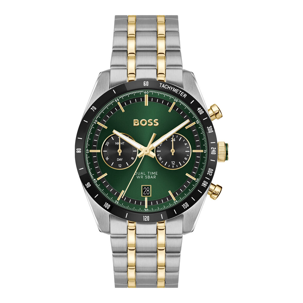 Montre Boss Tourmaster Vert - Nouveautés montres Homme | Histoire d’Or