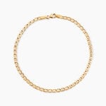 Bracelet Or Jaune Capucin Maille Marine - Bracelets cha&icirc;ne Femme | Histoire d&rsquo;Or