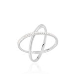 Bague Miya Argent Blanc Oxyde De Zirconium - Bagues avec pierre Femme | Histoire d&rsquo;Or